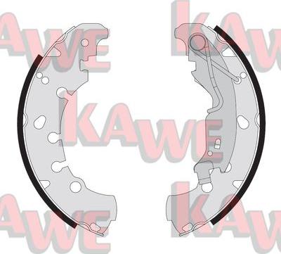 Kawe 09090 - Комплект гальм, барабанний механізм autocars.com.ua