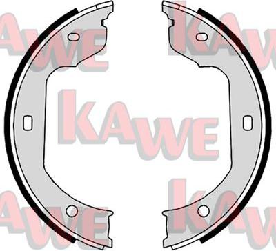Kawe 09110 - Комплект гальм, ручник, парковка autocars.com.ua