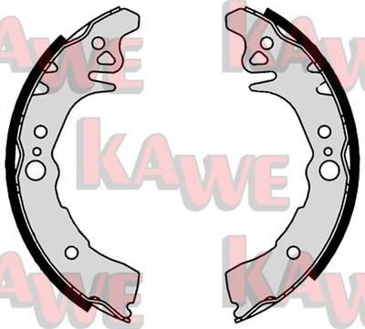 Kawe 09160 - Комплект гальм, барабанний механізм autocars.com.ua
