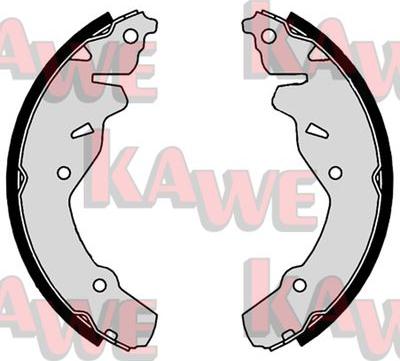 Kawe 09180 - Комплект гальм, барабанний механізм autocars.com.ua
