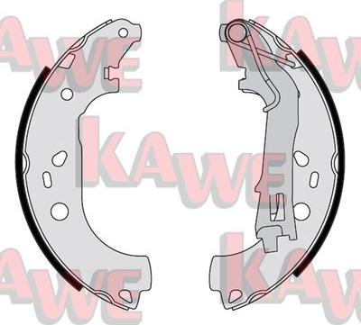 Kawe 09290 - Комплект гальм, барабанний механізм autocars.com.ua