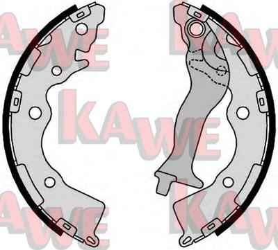 Kawe 09350 - Комплект гальм, барабанний механізм autocars.com.ua