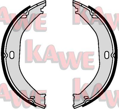 Kawe 09520 - Комплект гальм, ручник, парковка autocars.com.ua