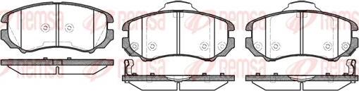 Kawe 0953 02 - Гальмівні колодки, дискові гальма autocars.com.ua