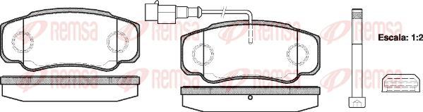 Kawe 0961 02 - Тормозные колодки, дисковые, комплект autodnr.net