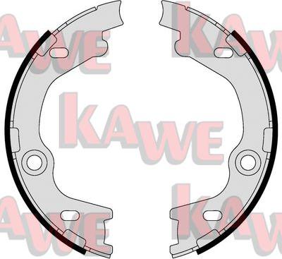 Kawe 09630 - Комплект гальм, ручник, парковка autocars.com.ua