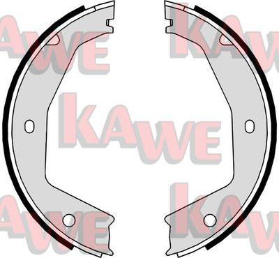 Kawe 09670 - Комплект гальм, ручник, парковка autocars.com.ua