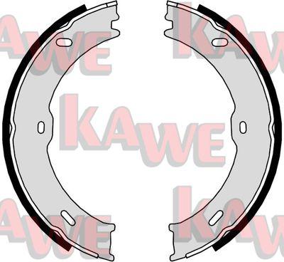Kawe 09710 - Комплект тормозов, ручник, парковка autodnr.net