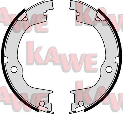 Kawe 09750 - Комплект гальм, ручник, парковка autocars.com.ua