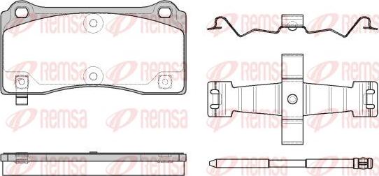 Kawe 0983 14 - Гальмівні колодки, дискові гальма autocars.com.ua