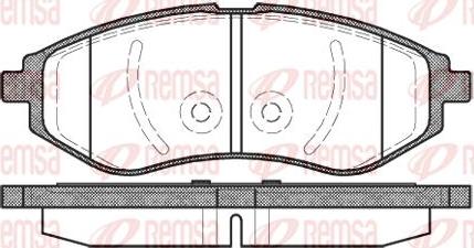 Kawe 0986 00 - Тормозные колодки, дисковые, комплект autodnr.net