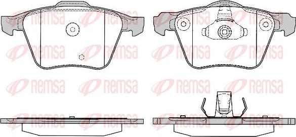 Kawe 1043 10 - Тормозные колодки, дисковые, комплект autodnr.net