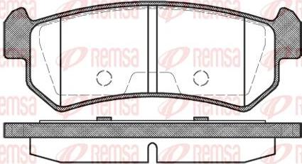 Kawe 1048 00 - Гальмівні колодки, дискові гальма autocars.com.ua