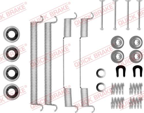 Kawe 105-0543 - Комплектующие, барабанный тормозной механизм autodnr.net