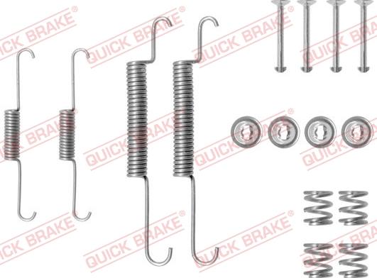 Kawe 105-0556 - Комплектующие, барабанный тормозной механизм autodnr.net