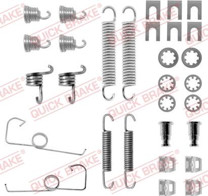 Kawe 105-0644 - Комплектующие, барабанный тормозной механизм autodnr.net