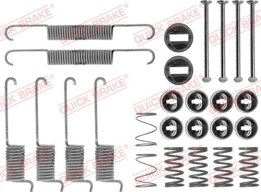 Kawe 105-0715 - Комплектуючі, барабанний гальмівний механізм autocars.com.ua