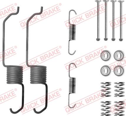 Kawe 105-0825 - Комплектующие, барабанный тормозной механизм autodnr.net