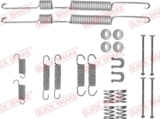 Kawe 105-0870X - Комплектуючі, барабанний гальмівний механізм autocars.com.ua