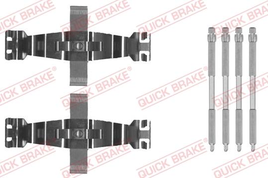 Kawe 109-0022 - Комплектуючі, колодки дискового гальма autocars.com.ua