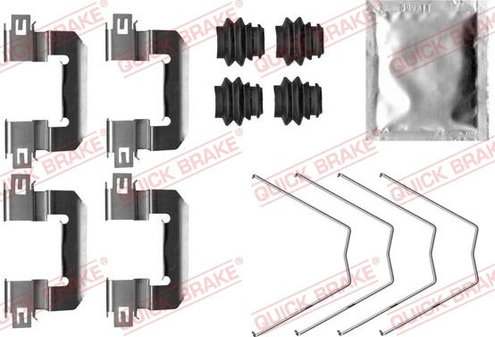 Kawe 109-0063 - Комплектуючі, колодки дискового гальма autocars.com.ua