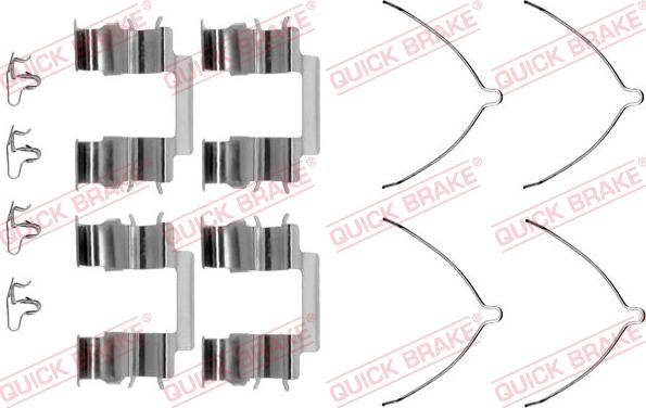 Kawe 109-1116 - Комплектуючі, колодки дискового гальма autocars.com.ua