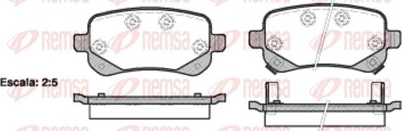 Kawe 1095 02 - Гальмівні колодки, дискові гальма autocars.com.ua