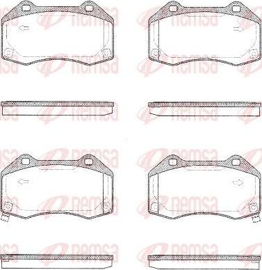 Kawe 1113 02 - Гальмівні колодки, дискові гальма autocars.com.ua