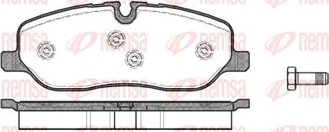 Kawe 1158 00 - Гальмівні колодки, дискові гальма autocars.com.ua