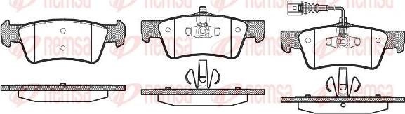 Kawe 1187 01 - Гальмівні колодки, дискові гальма autocars.com.ua