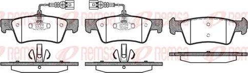 Kawe 1187 02 - Гальмівні колодки, дискові гальма autocars.com.ua