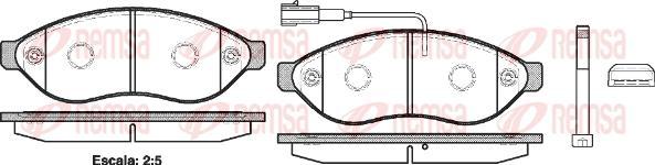 Kawe 1237 01 - Гальмівні колодки, дискові гальма autocars.com.ua