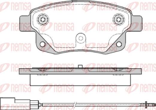 Kawe 1252 01 - Гальмівні колодки, дискові гальма autocars.com.ua