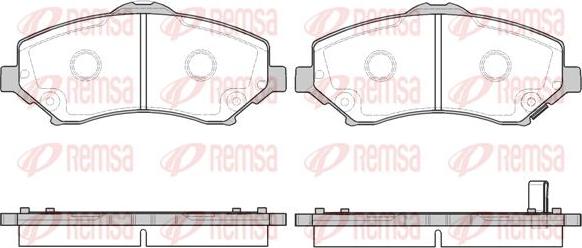 Kawe 1259 02 - Тормозные колодки, дисковые, комплект autodnr.net