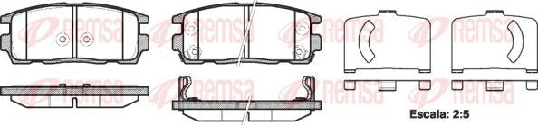 Kawe 1260 12 - Тормозные колодки, дисковые, комплект autodnr.net