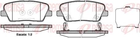 Kawe 1274 02 - Гальмівні колодки, дискові гальма autocars.com.ua