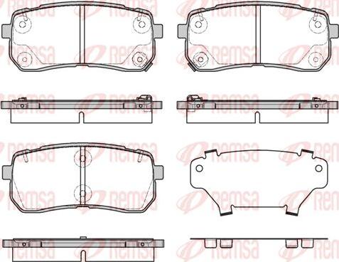 Kawe 1288 12 - Гальмівні колодки, дискові гальма autocars.com.ua