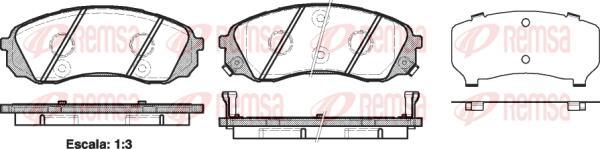 Kawe 1291 02 - Гальмівні колодки, дискові гальма autocars.com.ua