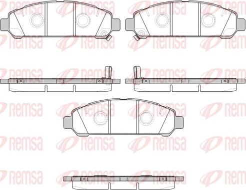 Kawe 1357 02 - Тормозные колодки, дисковые, комплект autodnr.net