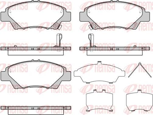 Kawe 1358 42 - Гальмівні колодки, дискові гальма autocars.com.ua