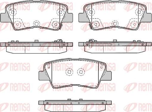 Kawe 1362 85 - Гальмівні колодки, дискові гальма autocars.com.ua