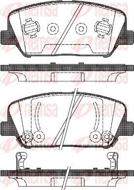 Kawe 1398 02 - Гальмівні колодки, дискові гальма autocars.com.ua