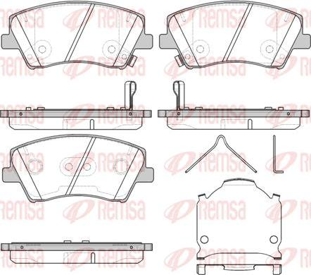 Kawe 1412 04 - Гальмівні колодки, дискові гальма autocars.com.ua