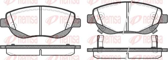 Kawe 1448 02 - Тормозные колодки, дисковые, комплект autodnr.net