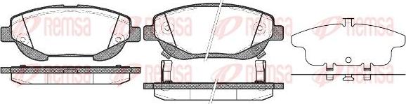 Kawe 1453 02 - Тормозные колодки, дисковые, комплект autodnr.net