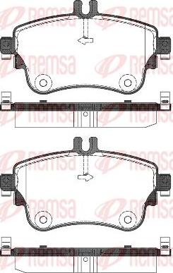 Kawe 1487 08 - Гальмівні колодки, дискові гальма autocars.com.ua