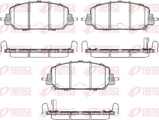 Kawe 1508 22 - Гальмівні колодки, дискові гальма autocars.com.ua