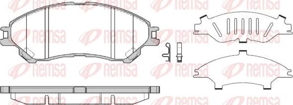 Kawe 1589 02 - Гальмівні колодки, дискові гальма autocars.com.ua