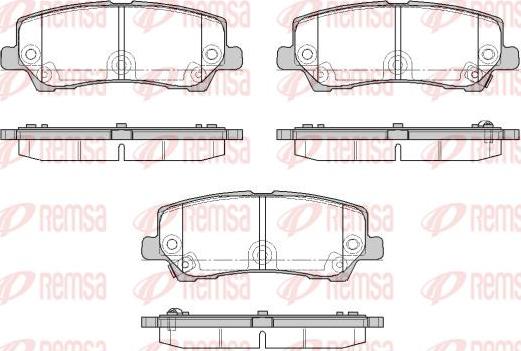 Kawe 1621 22 - Тормозные колодки, дисковые, комплект autodnr.net