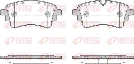 Kawe 1669 10 - Гальмівні колодки, дискові гальма autocars.com.ua